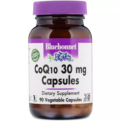 Bluebonnet Nutrition, Коензим Q10, 30 мг, 90 вегетаріанських капсул (BLB-00814), фото