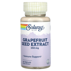 Solaray, Екстракт кісточок грейпфрута, 250 мг, 60 вегетаріанських капсул (SOR-08520), фото