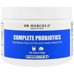 Dr. Mercola, комплекс пробиотиков, для кошек и собак, 90 г (MCL-01031), фото