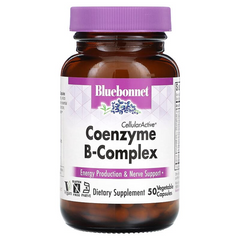 Bluebonnet Nutrition, Комплекс коэнзима B, Cellular Active, 50 растительных капсул (BLB-00414), фото