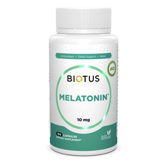 Мелатонин, Melatonin, Biotus, 10 мг, 100 капсул (BIO-530456), фото