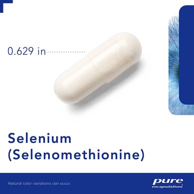 Pure Encapsulations, cеленметионин, 200 мкг, 180 капсул (PE-00239), фото