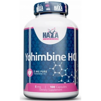 Haya Labs, Yohimbine HCL, 5 мг, 100 капсул (818857), фото