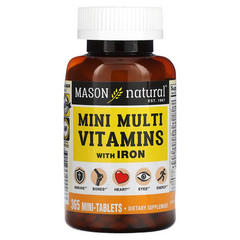 Mason Natural, Мультивітаміни із залізом, 365 міні-таблеток (MAV-00003), фото