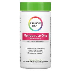 Rainbow Light, Menopause One, мультивитаминный комплекс на пищевой основе, 90 таблеток (RLT-11243), фото