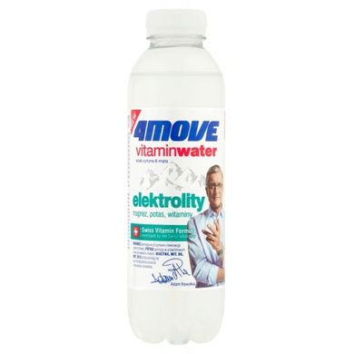4MOVE, Витаминизированная вода с витаминами Electrolite - 556 мл - лимон - мята (прозрачная) 04/2021 (815827), фото