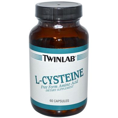 L-цистеїн, Twinlab, 60 капсул., (TWL-00122), фото