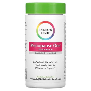 Rainbow Light, Menopause One, мультивітамінний комплекс на харчовій основі, 90 таблеток (RLT-11243), фото
