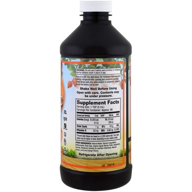 Dynamic Health Laboratories, жидкий витамин C для детей с натуральным вкусом цитрусовых, 333 мг, 473 мл  (DNH-75823), фото