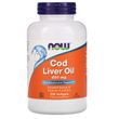 Now Foods, Cod Liver Oil, 650 мг, 250 мягких желатиновых капсул (NOW-01742)