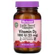 Bluebonnet Nutrition, EarthSweet Chewables, витамин D3, со вкусом малины, 25 мкг (1000 МЕ), 90 жевательных таблеток (BLB-00362)