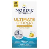 Nordic Naturals NOR-01797 Nordic Naturals, Ultimate Omega, зі смаком лимона, 1280 мг, 60 капсул (NOR-01797)