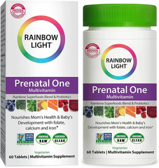 Rainbow Light, Prenatal One, Мультивітаміни для вагітних, 60 пігулок (RLT-21723), фото