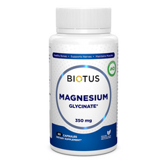 Biotus, Магній гліцинат, 60 капсул (BIO-531286), фото