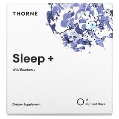 Thorne Research, Effusio, Sleep+, дикая голубика, 15 растворимых дисков с питательными веществами (THR-01172), фото