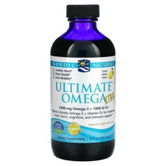 Nordic Naturals, Ultimate Omega Xtra, 3400 мг, лимон, 237 мл (NOR-01806), фото