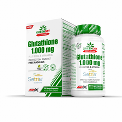 Amix, GreenDay ProVegan Setria® Glutathione 1000, 60 веганських капсул (820512), фото