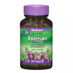 Bluebonnet Nutrition, Экстракт корня валерианы, 60 вегетарианских капсул (BLB-01398), фото