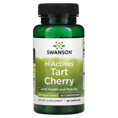 Swanson, HiActives Tart Cherry, 465 мг, 60 капсул (SWV-14112), фото