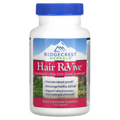 RidgeCrest Herbals, Hair ReVive, средство для волос, 120 капсул (RDH-00305), фото