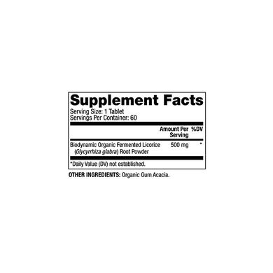 Dr. Mercola, Биодинамик, ферментированная солодка с ферментами, 500 мг, 60 таблеток (MCL-03686), фото
