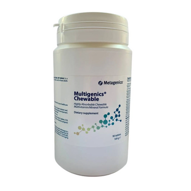 Мультивітаміни та мінерали, Multigenics Chewable, Metagenics, 90 жувальних таблеток (MET-07755), фото
