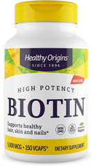 Healthy Origins, Биотин, 5000 мг, 150 капсул (HOG-25107), фото