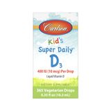 Carlson CAR-01260 Carlson Labs, Жидкий витамин Д3 для детей, 400 МЕ, 10,3 мл (CAR-01260)