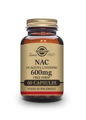 Ацетилцистеин, NAC, Solgar, 600 мг, 60 капсул (SOL-01791), фото