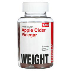 T-RQ, Жевательные мармеладки для взрослых, яблочный уксус, 60 жевательных таблеток (QRT-00142), фото