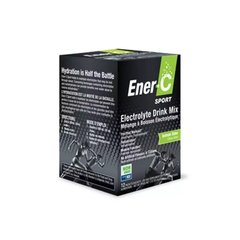 Ener-C, Sport, суміш для приготування електролітів, лимон-лайм, 12 пакетиків по 3,43 г (ENR-00121), фото