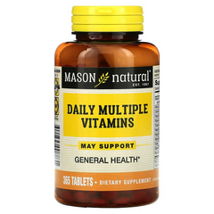 Mason Natural, Мультивітаміни на кожен день, 365 таблеток (MAV-00883), фото