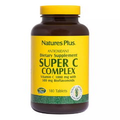 Nature's Plus, Super C Complex, 1000 мг, 180 таблеток (NAP-02478), фото