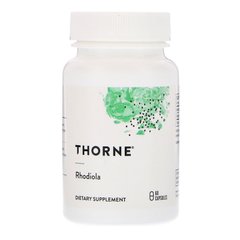 Thorne Research, Родіола, 100 мг, 60 вегетаріанських капсул (THR-75502), фото