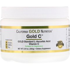 Витамин C, California Gold Nutrition, 1000 мг, 250 гр (CGN-00935), фото