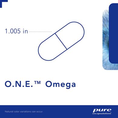 Pure Encapsulations, O.N.E. Omega, Омега-3 жирні кислоти, 60 капсул (PE-01616), фото