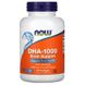 Now Foods NOW-01614 Now Foods, DHA -1000 для поліпшення роботи мозку, з підвищеною силою дії, 1000 мг, 90 м'яких таблеток (NOW-01614) 1
