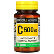 Вітамін C, Mason Natural, 500 мг, 100 таблеток (MAV-05171)