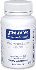 Витамин В12 (метилкобаламин), Pure Encapsulations,Methylcobalamin Advanced Vitamin B12, 60 Capsules, (PE-00444), фото