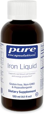 Железо (жидкость), Iron liquid, Pure Encapsulations, 120 мл (PE-01379), фото