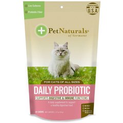 Pet Naturals of Vermont, ежедневный пробиотик, для кошек, 30 жевательных таблеток, 36 г (PEN-97533), фото