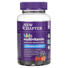 New Chapter, Мультивитамины для детей, ягодный и цитрусовый вкус, 60 жевательных таблеток (NCR-90351), фото