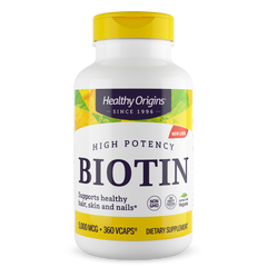Healthy Origins, Биотин, 5000 мг, 360 капсул (HOG-25109), фото
