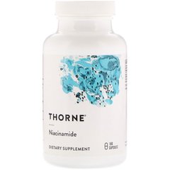 Thorne Research, Ніацинамід, 500 мг, 180 капсул на рослинній основі (THR-13102), фото