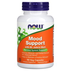 Now Foods, Mood Support со зверобоем, 90 растительных капсул (NOW-03351), фото