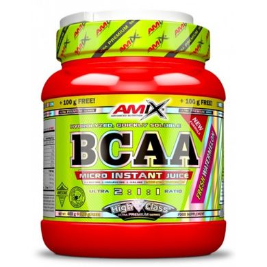 Amix, BCAA Micro Instant Juice, ананас, 400+100 г (819313), фото