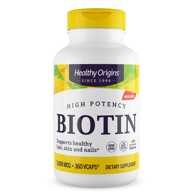 Healthy Origins, Біотин, 5000 мг, 360 капсул (HOG-25109), фото