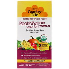 Country Life, Realfood Organics, For Women, 120 таблеток (CLF-09105), фото