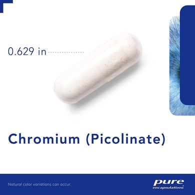 Pure Encapsulations, хром пиколинат, 200 мкг, 60 капсул (PE-00060), фото