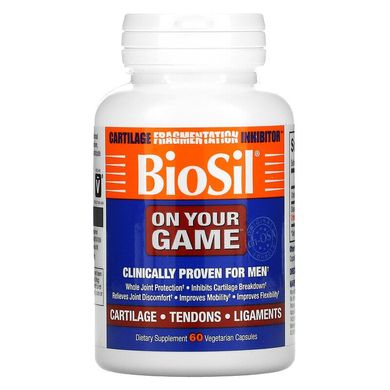 BioSil by Natural Factors, BioSil, On Your Game, 60 вегетаріанських капсул (NFS-39172), фото